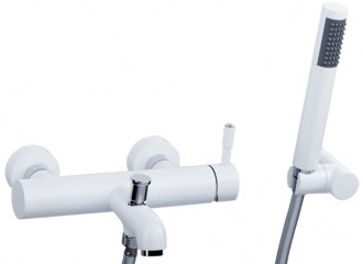 VEGANE BIANCO Wall mounted bath mixer
