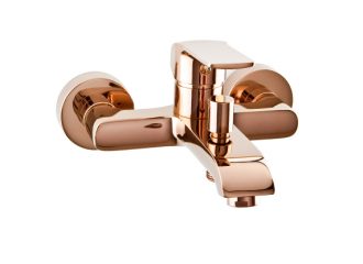 AURORA ROSE GOLD Bateria wannowa ścienna